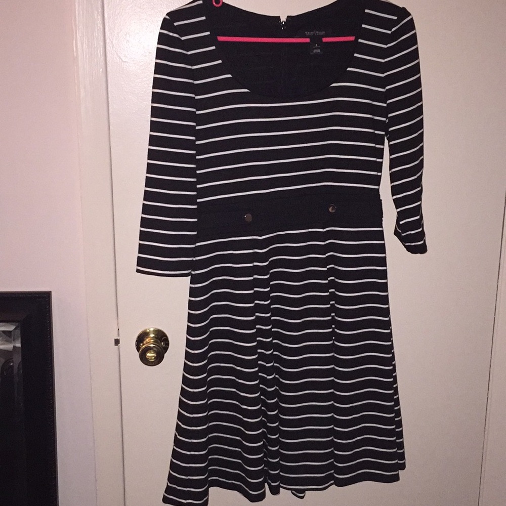 White House black market stripe dress